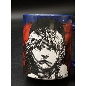 1986 Les Misérables Coffee Mug Tea Cup Broadway Play Vintage